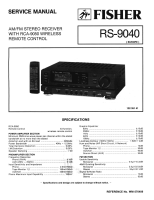 Fisher RS-9040 - Schematic 